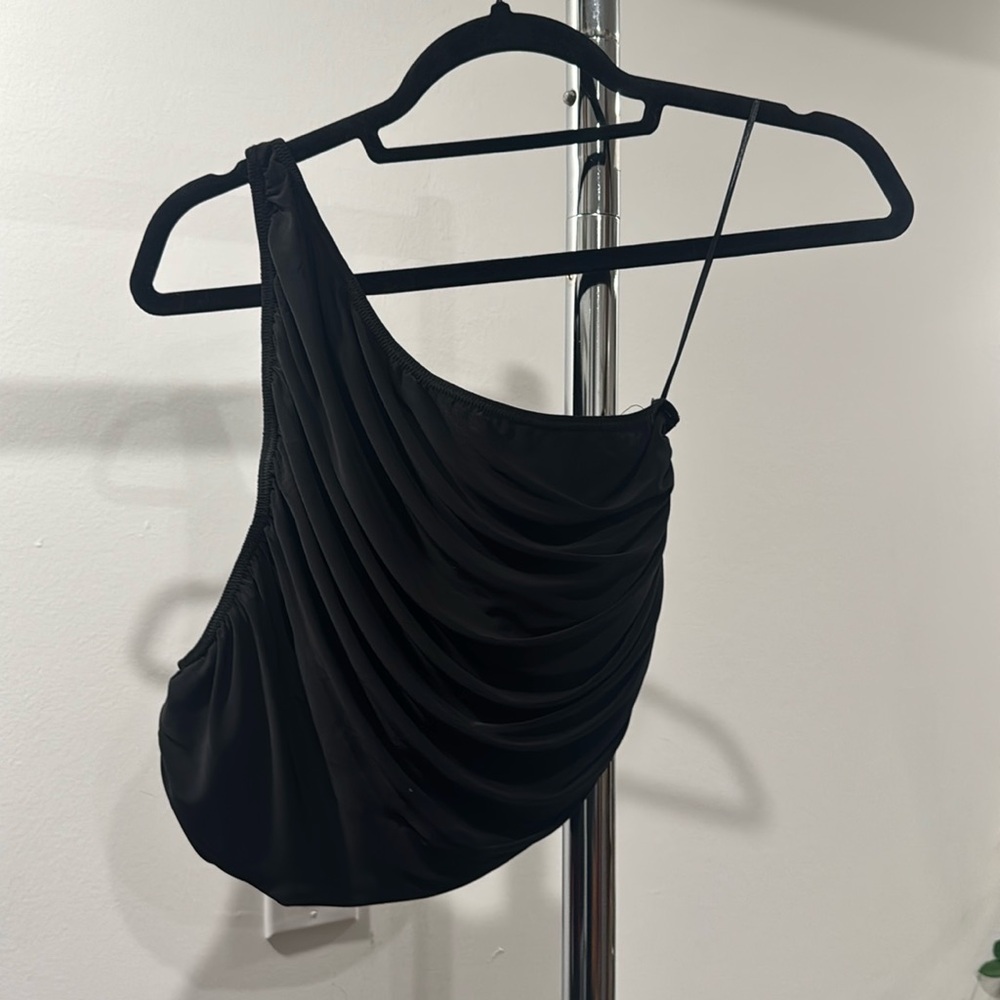 Crescent crop top